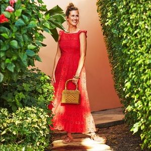 Vineyard Vines Eyelet Maxi Dress